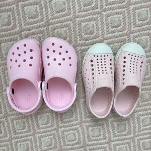 Native Kids Light Pink Water Shoes Set